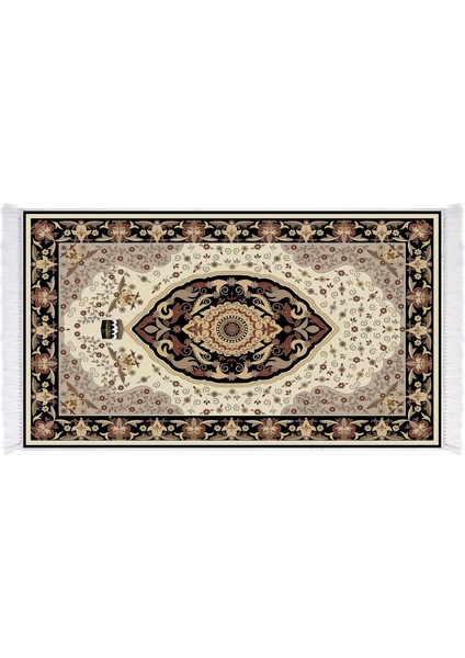 İnci Dijital Baskı Yıkanabilir Kaydırmaz Taban Seccade 70X110 1025