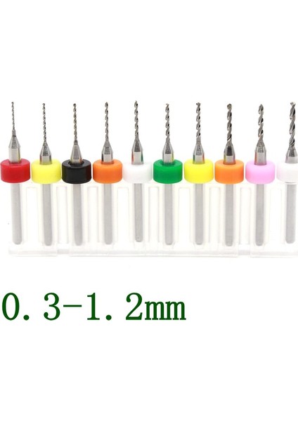 Dremel Matkap Ucu 10 Parça 0.3 Mm 1.2 Mm Karbür Delme Mikro
