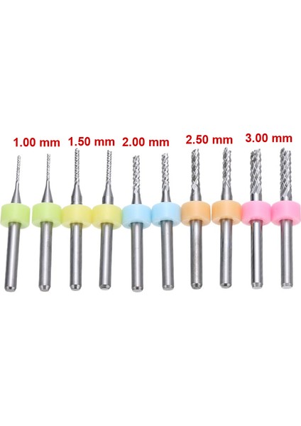 Dremel Matkap Ucu 10 Parça 1.0 Mm 3.0 Mm Karbür Delme Mikro fiyatları