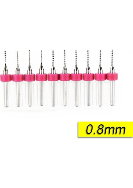 Dremel Matkap Ucu 10 Parça 0.80 Mm Karbür Delme Mikro