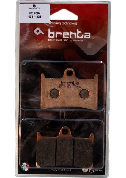 Yamaha TRACER 700 Disk Sinter Metal Fren Balata Ön (2016-2018)