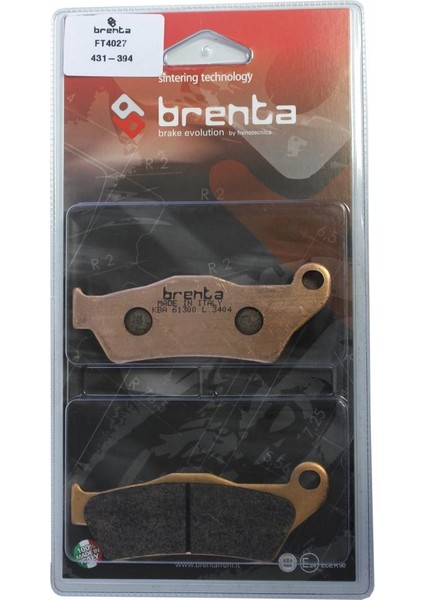 Bajaj PULSAR 200 RS Disk Sinter Metal Fren Balata Ön (2014-2017)