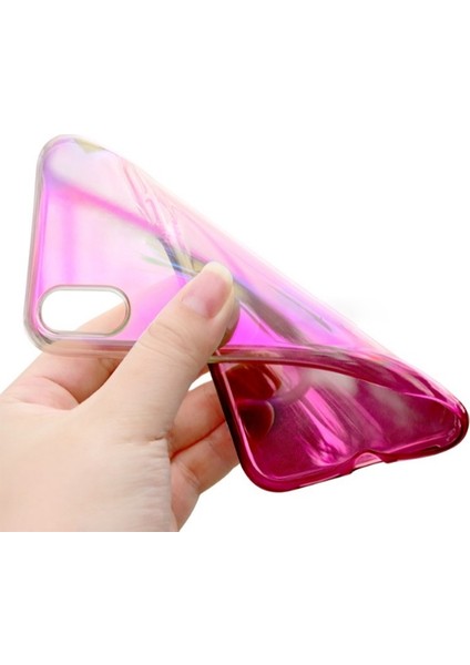 Apple iPhone XR 6.1 Glow Case Şeffaf Silikon Kılıf WIAPIPH61-XG04