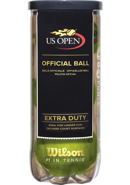 WILSON US OPEN XD TBALL 3 BALL CAN