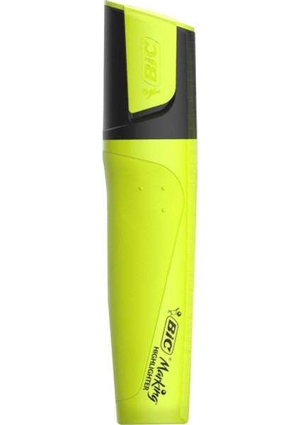 Marking Highlighter Flat Fosforlu Kalem Sarı 12'Li Kutu