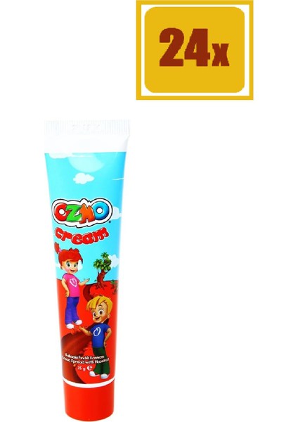 Tüp Krem Çikolata 35 gr 24'lü Set