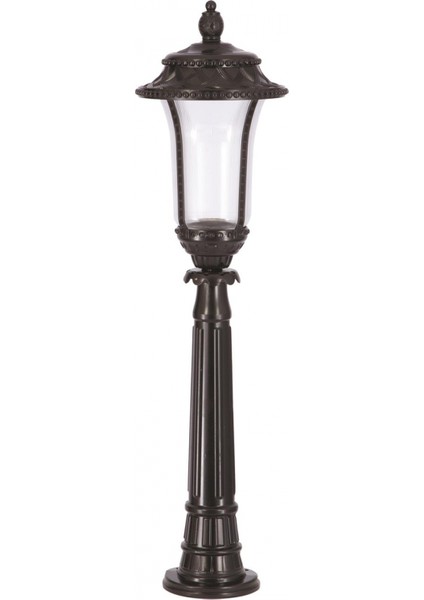 BSU-68027-BSY-B Siyah Boyalı Dış Mekan Aydınlatma E27 Aluminyum Akrilik Cam 28cm