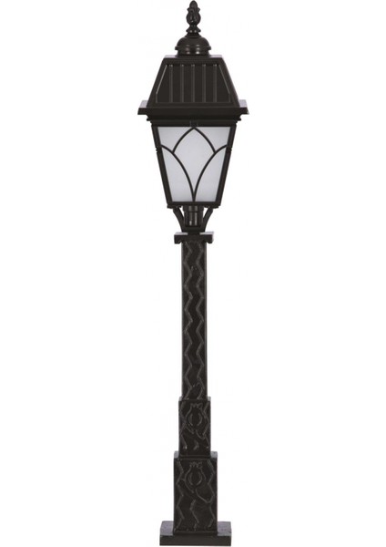 BSU-68038-BSY-M1-OP Siyah Boyalı Dış Mekan Aydınlatma E27 Aluminyum Cam 23cm