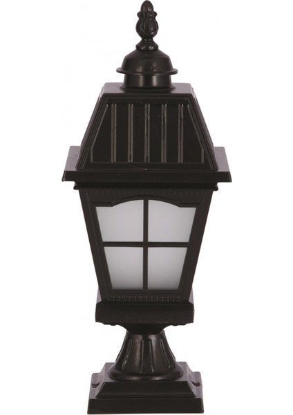 BSU-68039-BSY-BOP Siyah Boyalı Dış Mekan Aydınlatma E27 Aluminyum Cam 23cm