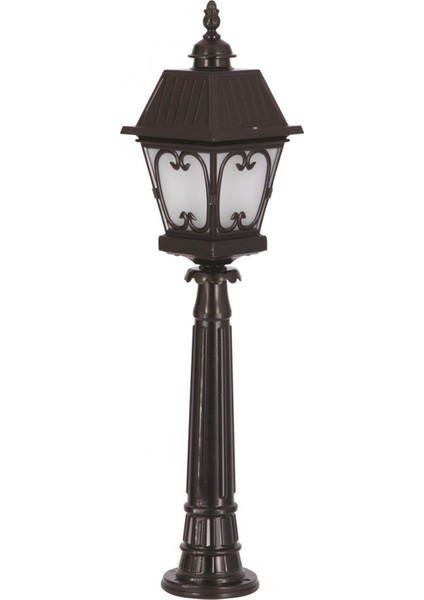 BSU-68040-BSY-M1-OP Siyah Boyalı Dış Mekan Aydınlatma E27 Aluminyum Cam 23cm