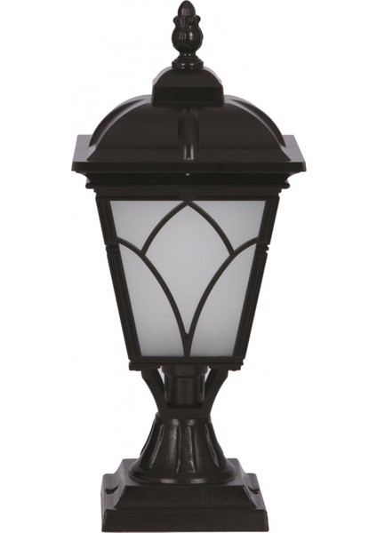 BSU-68043-BSY-KOP Siyah Boyalı Dış Mekan Aydınlatma E27 Aluminyum Cam 23cm