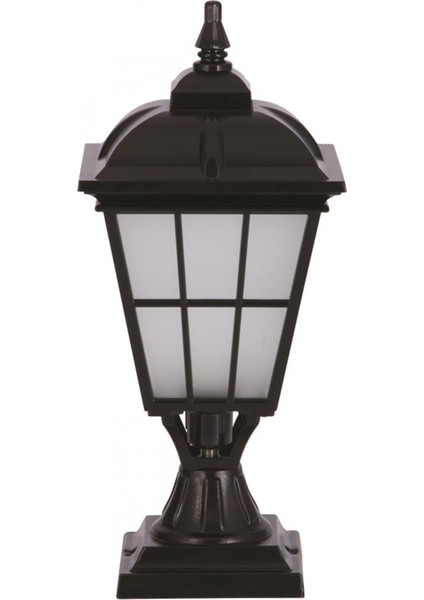 BSU-68046-BSY-M1-OP Siyah Boyalı Dış Mekan Aydınlatma E27 Aluminyum Cam 23cm