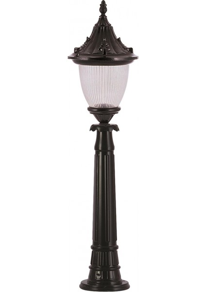 BSU-68056-BSY Siyah Boyalı Dış Mekan Aydınlatma E27 Aluminyum Polikarbon Cam 26cm