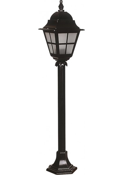 BSU-68062-BSY-M1-OP Siyah Boyalı Dış Mekan Aydınlatma E27 Aluminyum Polikarbon Cam 18cm