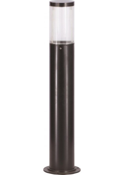 BSU-68137-BSY-M1-B Siyah Boyalı Dış Mekan Aydınlatma E27 Aluminyum Polikarbon Cam 10cm