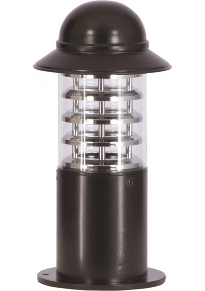 BSU-68138-BSY-M2-K Siyah Boyalı Dış Mekan Aydınlatma E27 Aluminyum Polikarbon 18cm
