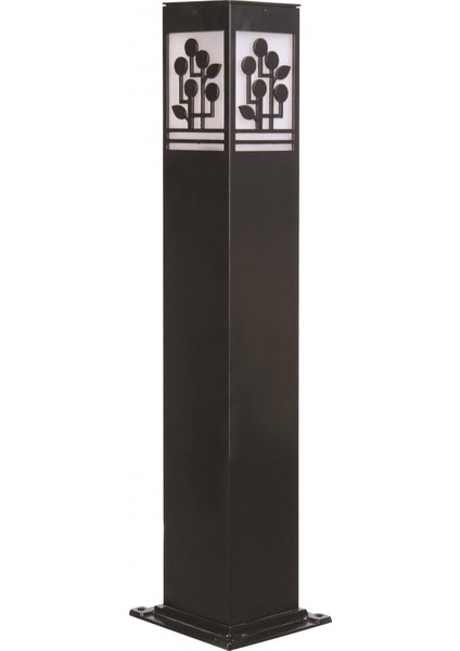 BSU-68144-BSY-M4-B Siyah Boyalı Dış Mekan Aydınlatma E27 Aluminyum Akrilik Cam 12cm