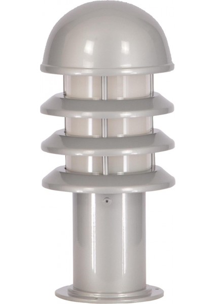 BSU-68145-BBY-K Beyaz Boyalı Dış Mekan Aydınlatma E27 Aluminyum Polikarbon Cam 18cm