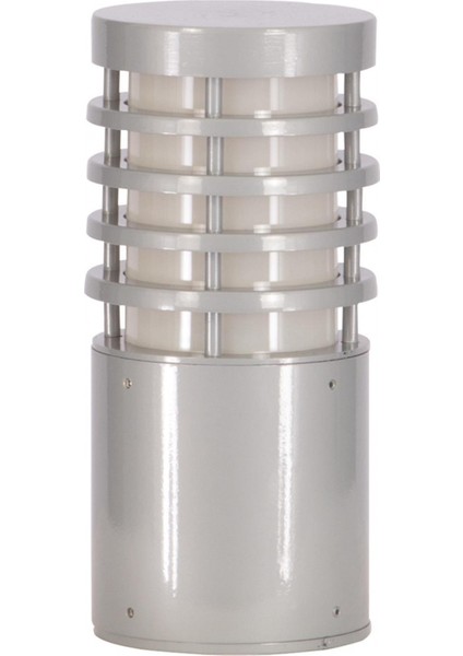 BSU-68146-BBY-K Beyaz Boyalı Dış Mekan Aydınlatma E27 Aluminyum Polikarbon Cam 15cm