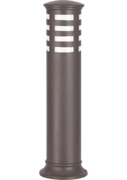 BSU-68148-GR-B Gri Boyalı Dış Mekan Aydınlatma E27 Aluminyum Polikarbon/Akrilik Cam 25cm