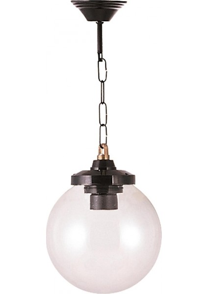 BFE-68160-BSY Siyah Boyalı Dış Mekan Aydınlatma E27 ABS Akrilik Cam 20cm