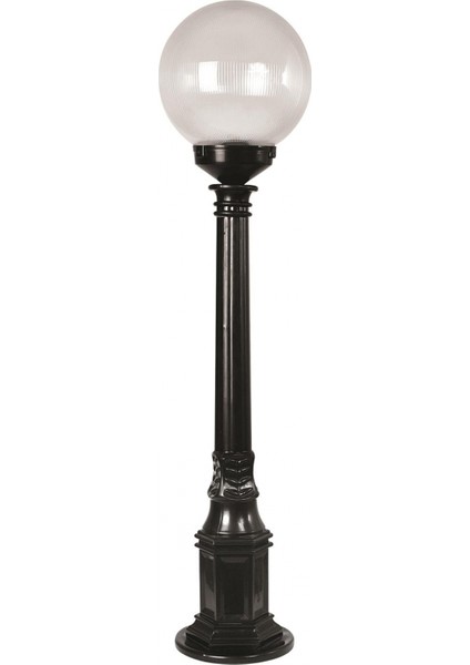 BSU-68160-BSY-M4-B Siyah Boyalı Dış Mekan Aydınlatma E27 ABS Akrilik Cam 25cm