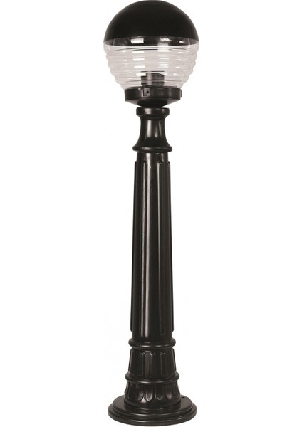 BSU-68175-BSY-M1-B Siyah Boyalı Dış Mekan Aydınlatma E27 ABS Akrilik Cam 20cm