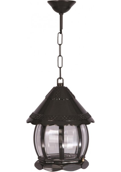 BFE-68184-BSY Siyah Boyalı Dış Mekan Aydınlatma E27 ABS Polikarbon Cam 20cm