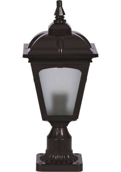 BSU-68185-BSY-K Siyah Boyalı Dış Mekan Aydınlatma E27 ABS Polikarbon Cam 20cm