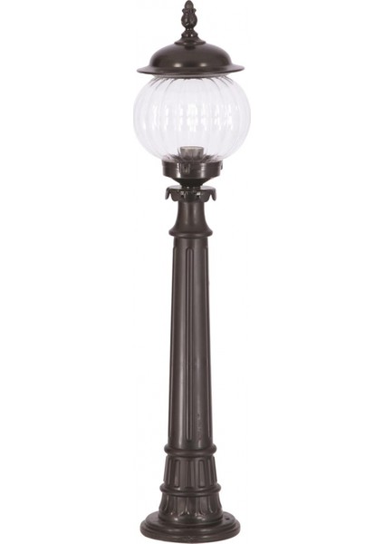 BSU-68187-BSY-M2-B Siyah Boyalı Dış Mekan Aydınlatma E27 ABS Akrilik Cam 23cm