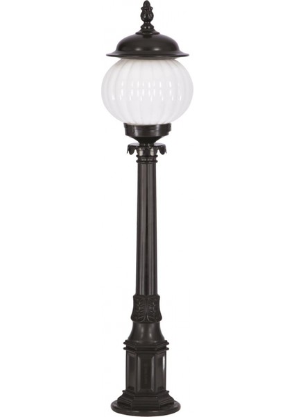 BSU-68187-BSY-M3-BOP Siyah Boyalı Dış Mekan Aydınlatma E27 ABS Akrilik Cam 23cm