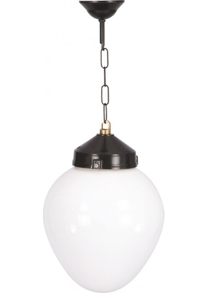 BFE-68194-BSY Siyah Boyalı Dış Mekan Aydınlatma E27 ABS Akrilik Cam 25cm