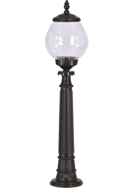 BSU-68194-BSY-B Siyah Boyalı Dış Mekan Aydınlatma E27 ABS Akrilik Cam 25cm