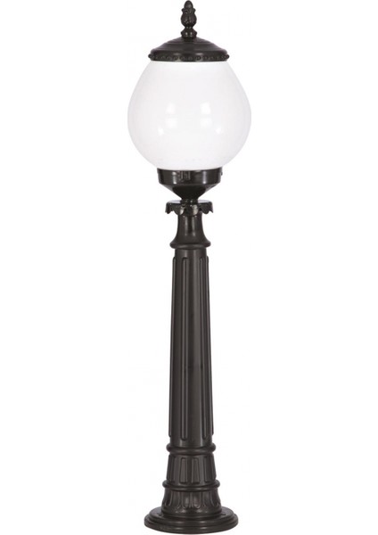 BSU-68194-BSY-BOP Siyah Boyalı Dış Mekan Aydınlatma E27 ABS Akrilik Cam 25cm
