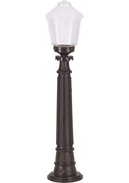 BSU-68197-1BSY-M2-B Siyah Boyalı Dış Mekan Aydınlatma E27 ABS Akrilik Cam 20cm
