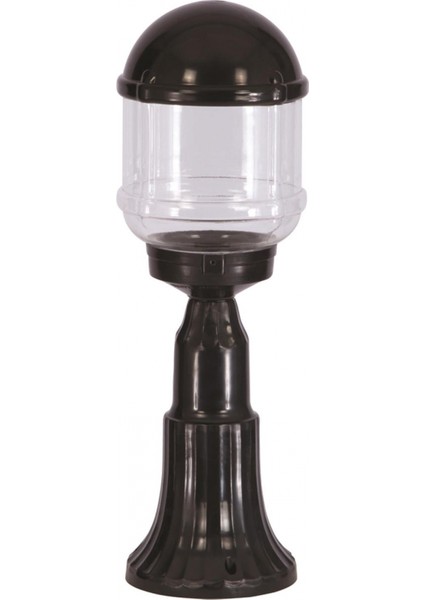 BSU-68198-BSY-M1-K Siyah Boyalı Dış Mekan Aydınlatma E27 ABS Akrilik Cam 17cm