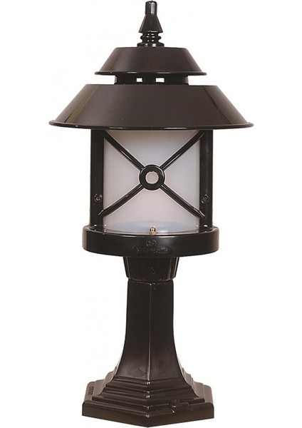 BSU-68199-BSY-K Siyah Boyalı Dış Mekan Aydınlatma E27 ABS Polikarbon Cam 26cm