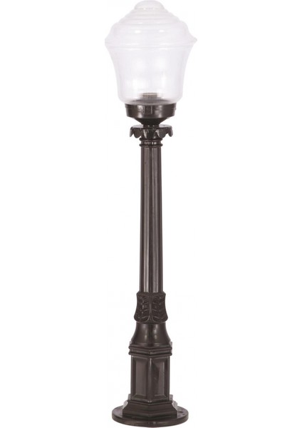 BSU-68201-BSY-M1-B Siyah Boyalı Dış Mekan Aydınlatma E27 ABS Akrilik Cam 22cm