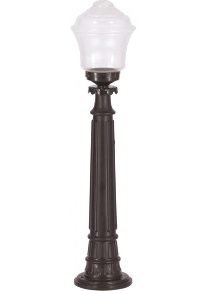 BSU-68201-BSY-M2-B Siyah Boyalı Dış Mekan Aydınlatma E27 ABS Akrilik Cam 22cm