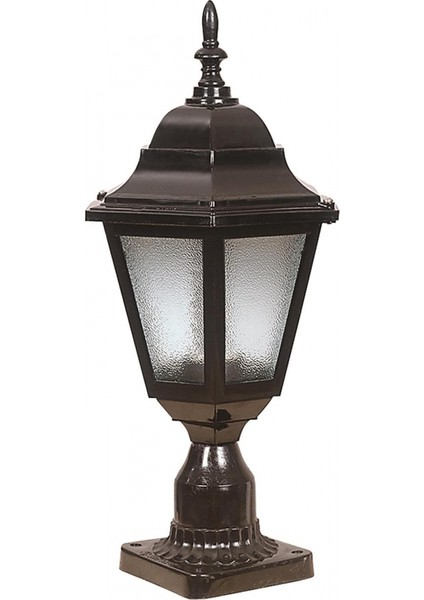 BSU-68206-BSY-K Siyah Boyalı Dış Mekan Aydınlatma E27 ABS Polikarbon Cam 23cm