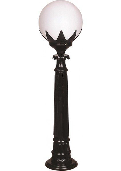 BSU-68209-BSY-B Siyah Boyalı Dış Mekan Aydınlatma E27 ABS Polietilen Cam 25cm