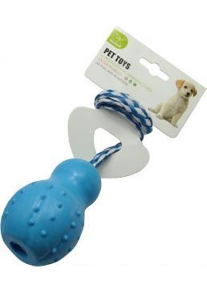 Plastik Diş İpi Zilli Köpek Oyuncağı Model 3