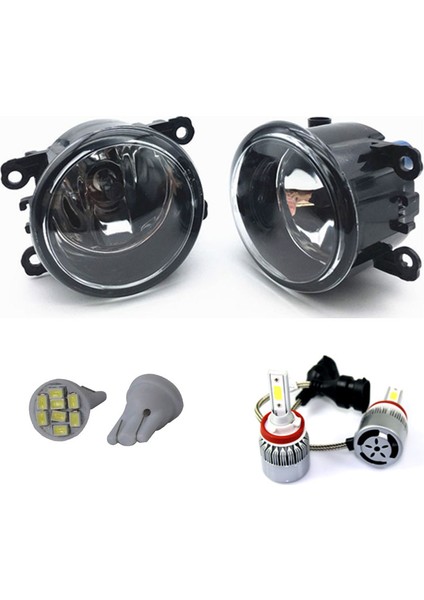 Renault Megane 2004-2008 Beyaz Led Xenon Sis Farı Seti