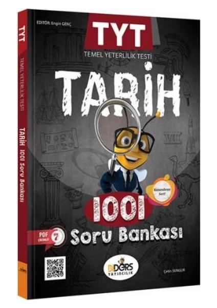 Biders Tyt Tarih 1001 Soru Bankası Karekod Çözümlü-Yeni