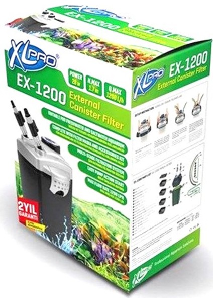 Ex 1200 Dış Filtre 1200 LTS 28W Dolu