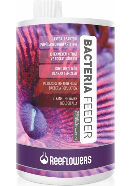 Reeflowers Bakteri Kültürü 1000 ML Bacteria Feeder