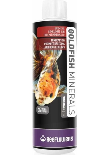 Reeflowers Goldfish Minerals 85 ML Üreme ve Renklenme Katkısı