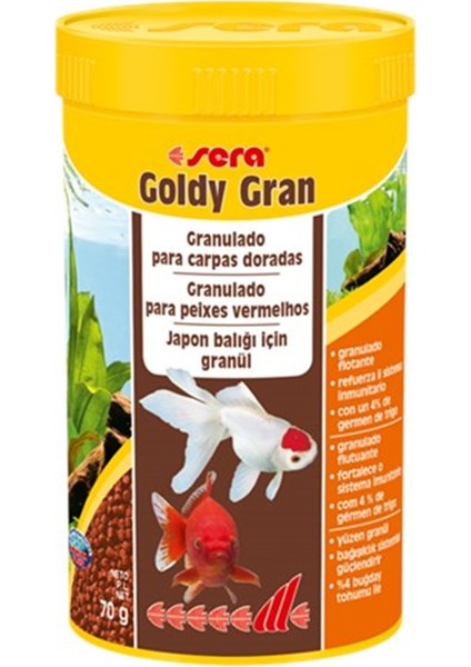 Goldy Gran Japon Balığı Yemi 250 ml