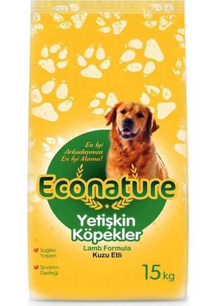Kuzu Etli Yetişkin Köpek Maması 15Kg