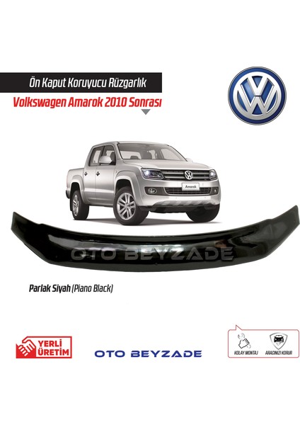 Volkswagen Amarok 2010 Sonrası Kaput Koruyucu Rüzgarlık